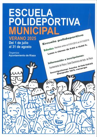 Imagen ESCUELA POLIDEPORTIVA MUNICIPAL. VERANO 2025.