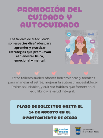 Imagen INSCRIPCIÓN EN PROMOCIÓN DEL CUIDADO  Y DEL AUTOCUIDADO