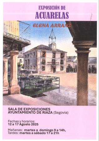 Imagen EXPOSICION DE ACUARELAS ELENA ARRANZ