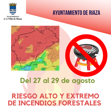 Imagen RIESGO METEOROLÓGICO DE INCENDIOS FORESTALES PARA LOS DÍAS 27 AL 29 DE AGOSTO EN LA COMUNIDAD AUTÓNOMA DE CASTILLA Y LEÓN.