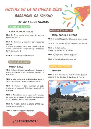 Imagen FIESTAS EN BARAHONA DE FRESNO