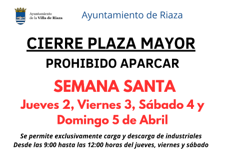Imagen Cierre de la Plaza Mayor. 