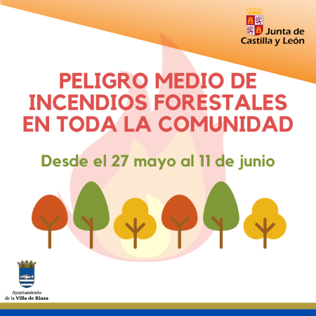 Imagen La Junta declara peligro medio de incendios forestales del 27 de mayo al 11 de junio.