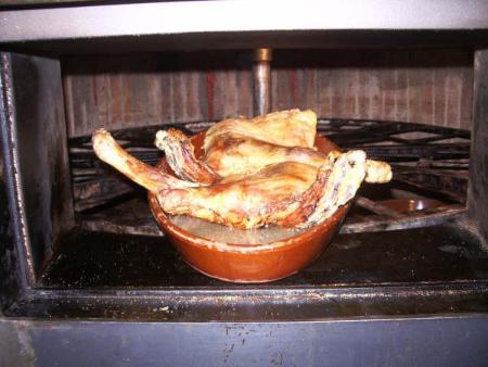 Cordero saliendo del horno