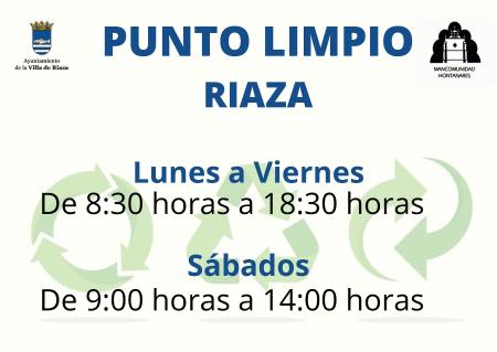 Imagen Horario Punto Limpio de Riaza