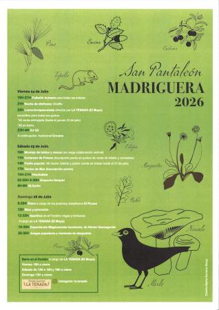 Imagen FIESTAS EN MADRIGUERA EN HONOR A SAN PANTALEÓN.