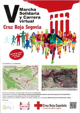 Imagen Marcha y Carrera Solidaria Virtual Cruz Roja Segovia