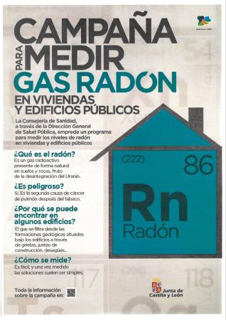 Imagen Campaña de la Consejería de Sanidad para medición de gas radón en Castilla y León.