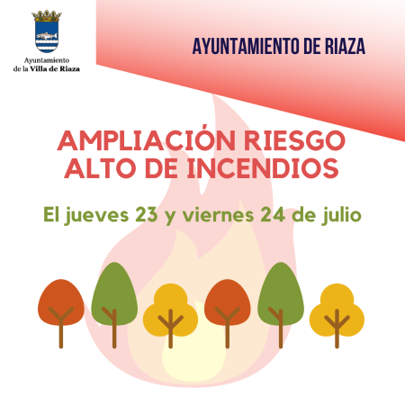 Imagen AMPLIACIÓN DE ALERTA POR INCENDIOS FORESTALES EL 23 DE JULIO EN TODA LA COMUNIDAD Y EL 24 DE JULIO  EN LAS PROVINCIAS DE AVILA, BURGOS,...