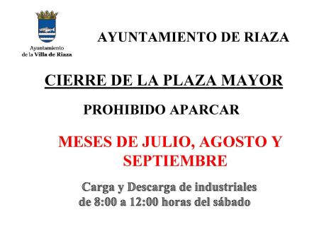 Imagen Cierre Plaza Mayor de Riaza