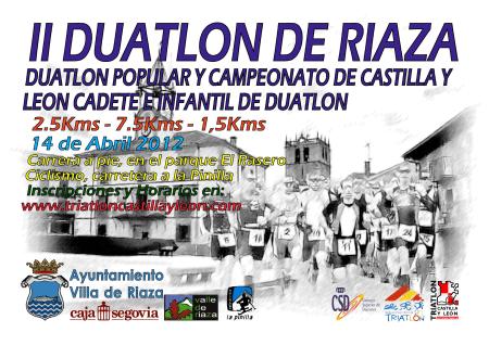 Imagen DUATLON POPULAR DE RIAZA Y CAMPEONATO DE CASTILLA Y LEON DE DUATLON CADETE E INFANTIL
