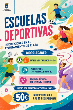 Imagen ESCUELAS DEPORTIVAS 2026-2027