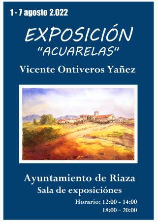 Imagen Exposición Acuarelas de Vicente Ontiveros