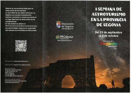 I SEMANA DEL ASTROTURISMO EN LA PROVINCIA DE SEGOVIA