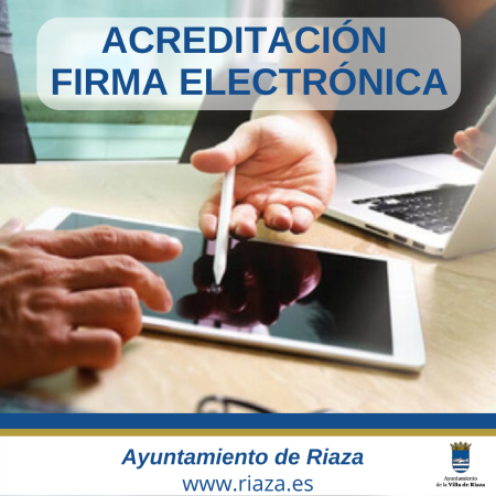 Imagen Acreditación de Firma electrónica en Riaza