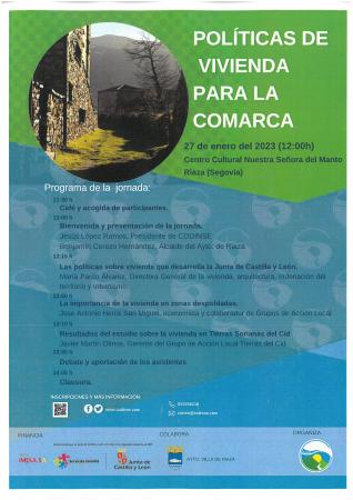 JORNADA POLÍTICAS PARA LA VIVIENDA EN LA COMARCA