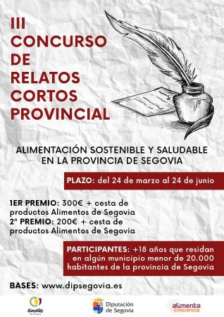 Imagen III Concurso de relatos cortos, Diputación de Segovia