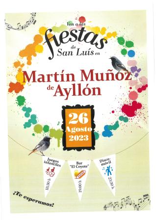 Imagen Fiestas en Martin Muñoz de Ayllón
