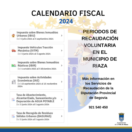 Imagen CALENDARIO FISCAL 2024