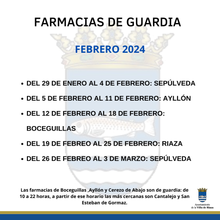 Imagen BANDO MÓVIL. FARMACIAS DE GUARDIA, FEBRERO 2024
