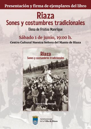 Imagen PRESENTACIÓN DEL LIBRO RIAZA. SONES Y COSTUMBRES TRADICIONALES.