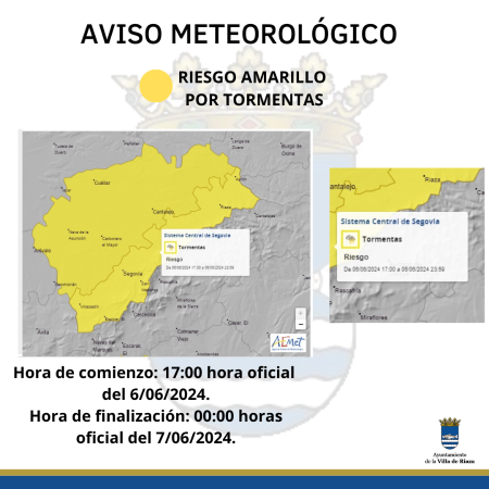 Imagen AVISO METEOROLÓGICO